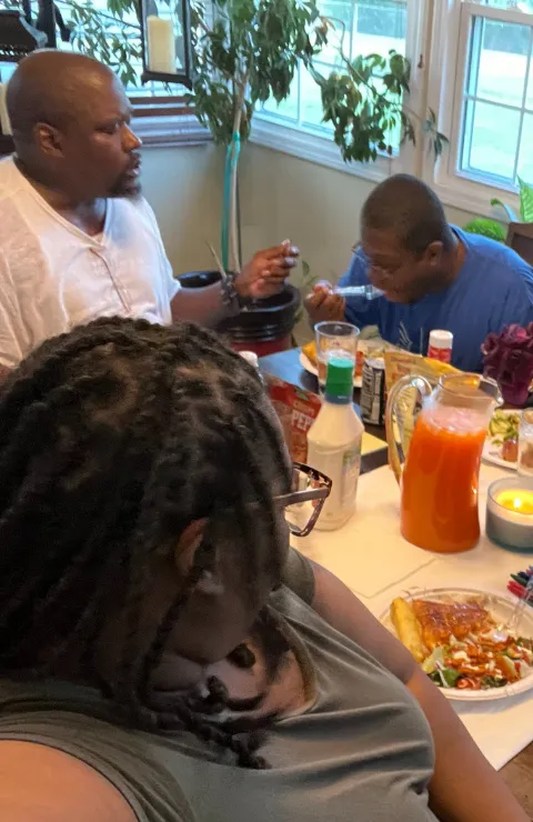 vertical image of the kingdom couples dinner