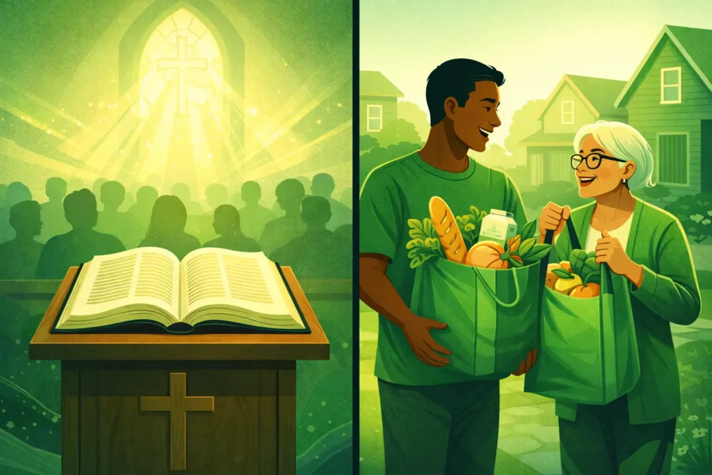 Scripture being lived out