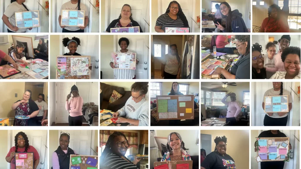 Walk By Faith Womens Ministry Hosts a Prayer Board Workshop