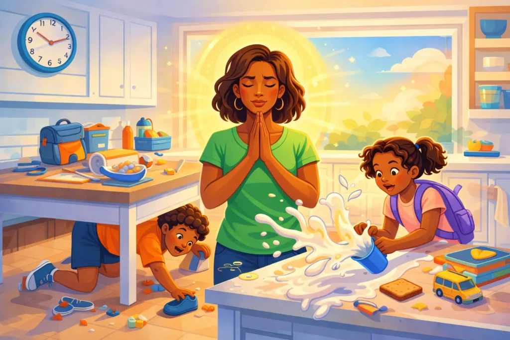 Godly Mother: Morniing chaos