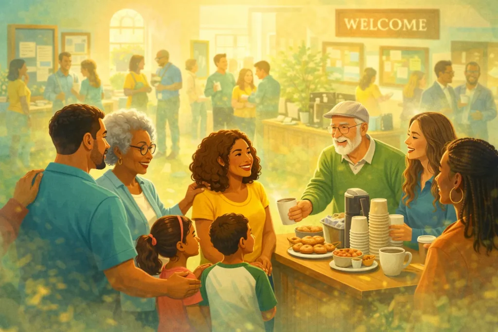 The 3-Visit Rule for How to Find a Good Church: Warm Church Welcome