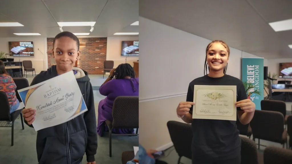 New Baptismals: Kendrick and Shavea