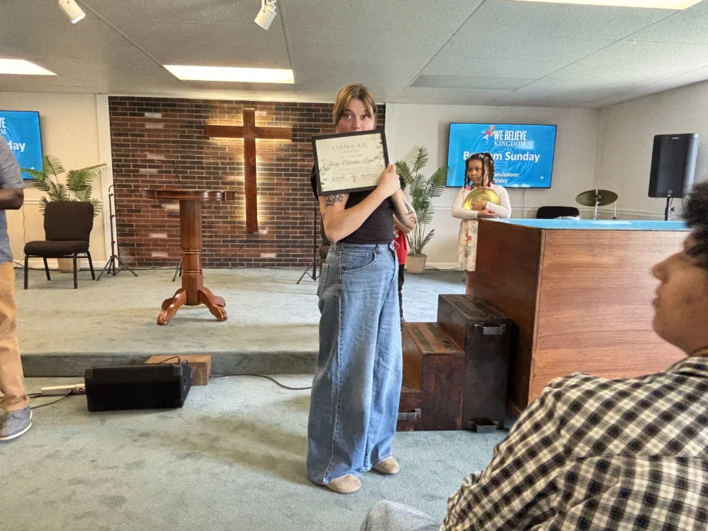 Baptism for a New Believer: Ashley Riddle