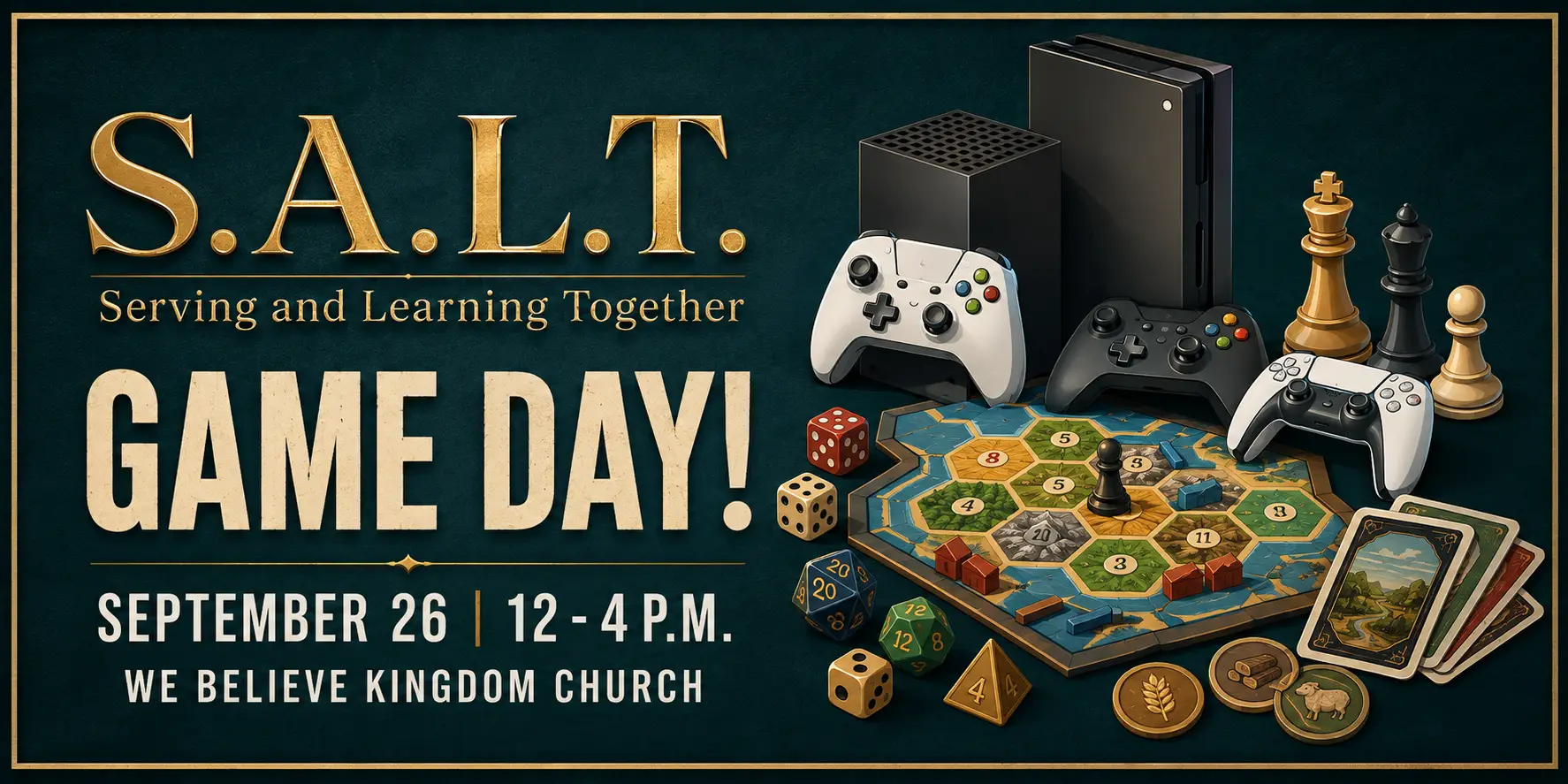S.A.L.T. Game Day Event Header